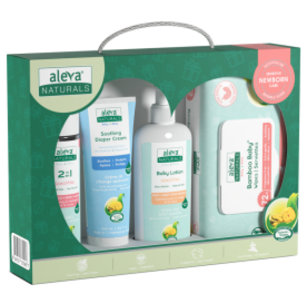 Aleva Naturals Newborn Sensitive Care Set