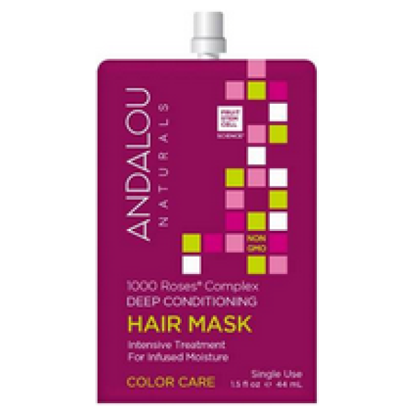 Andalou Naturals Hair Mask, 1000 Roses Color Care