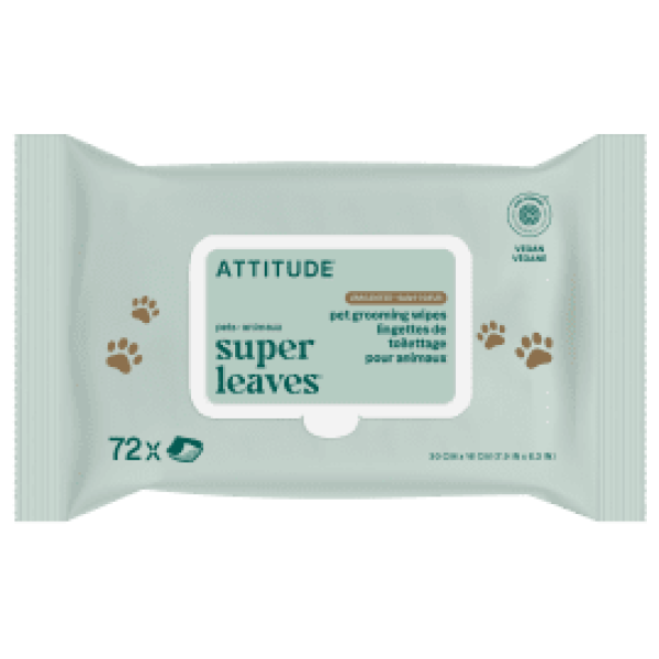 Attitude Pet Grooming Wipes - Unscented