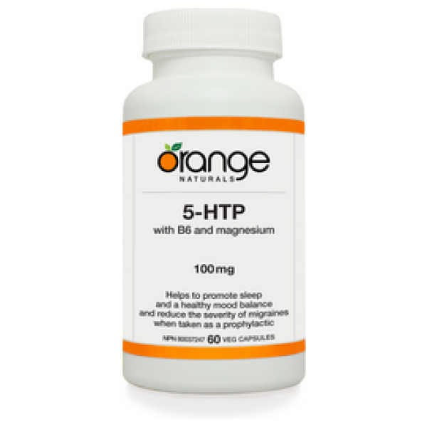 Orange Naturals 5-HTP 100mg With B6 And Magnesium