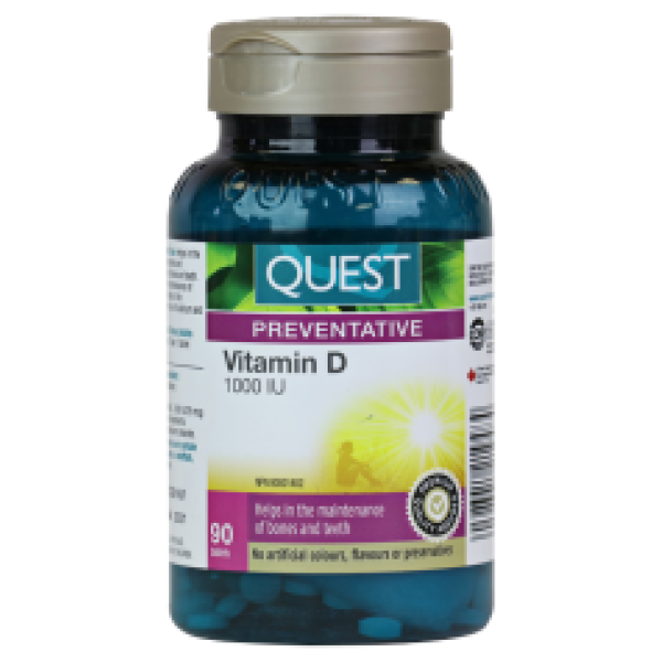 Quest - The Quest For Health Vitamin D 1000 IU