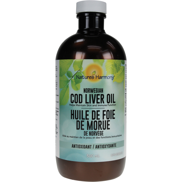 Nature's Harmony Cod Liver Oil Plain Norwegian