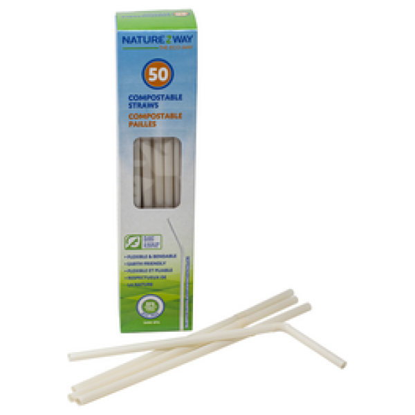 NatureZway 100% Compostable Straws