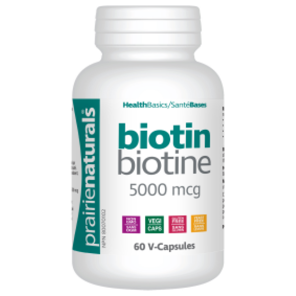 Prairie Naturals Health Products Inc. Biotin 5000mcg