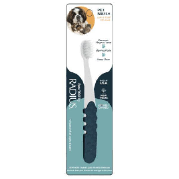 Radius Corporation Pet Toothbrush, Lush & Plush, Soft
