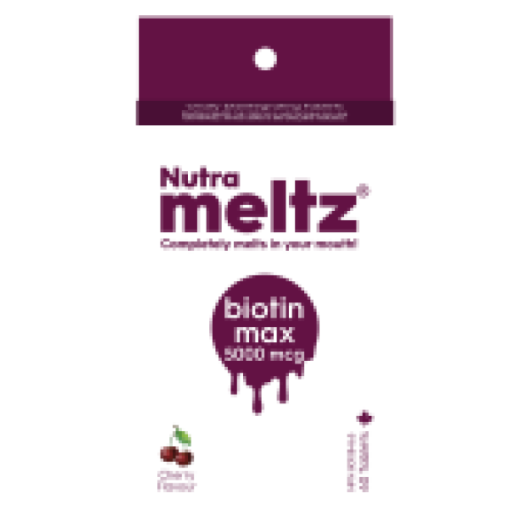 NUTRAMELTZ Biotin Max - 5000mcg