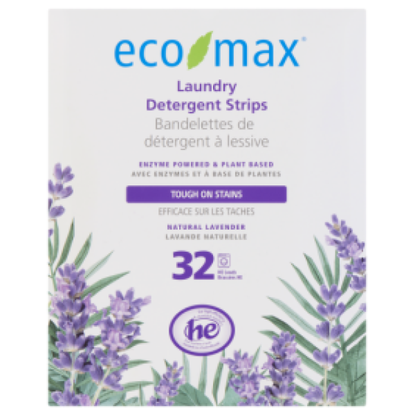 Eco-Max Laundry Detergent Strips Lavender