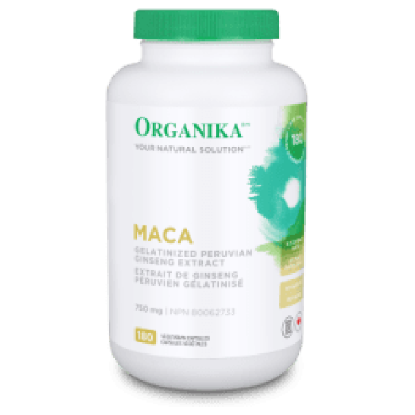 Organika Maca 750mg 180 Capsules